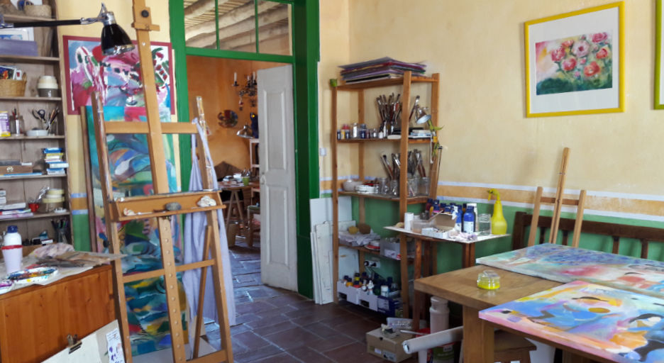 Painting Atelier - inside studio