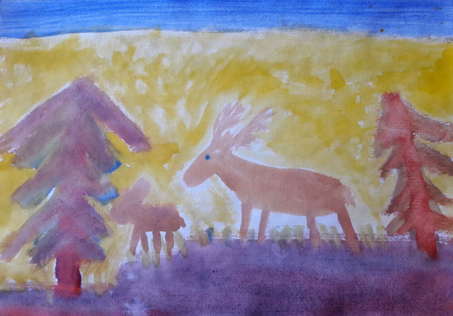 Painting Atelier children